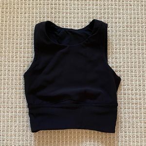Lululemon Black Crop Top